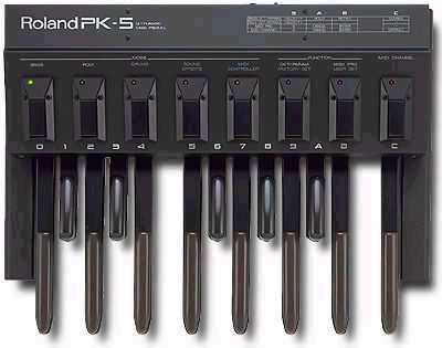 Roland PK-5 MIDI Pedalboard, picture from http://www.roland.fr/